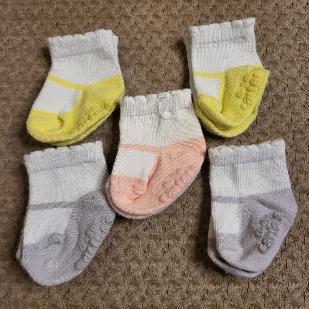 Carter's infant sock 0-3M